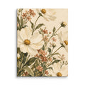 Meadow Reverie canvas print, 12 × 16 inches, showing ivory flowers, clay accents and olive foliage