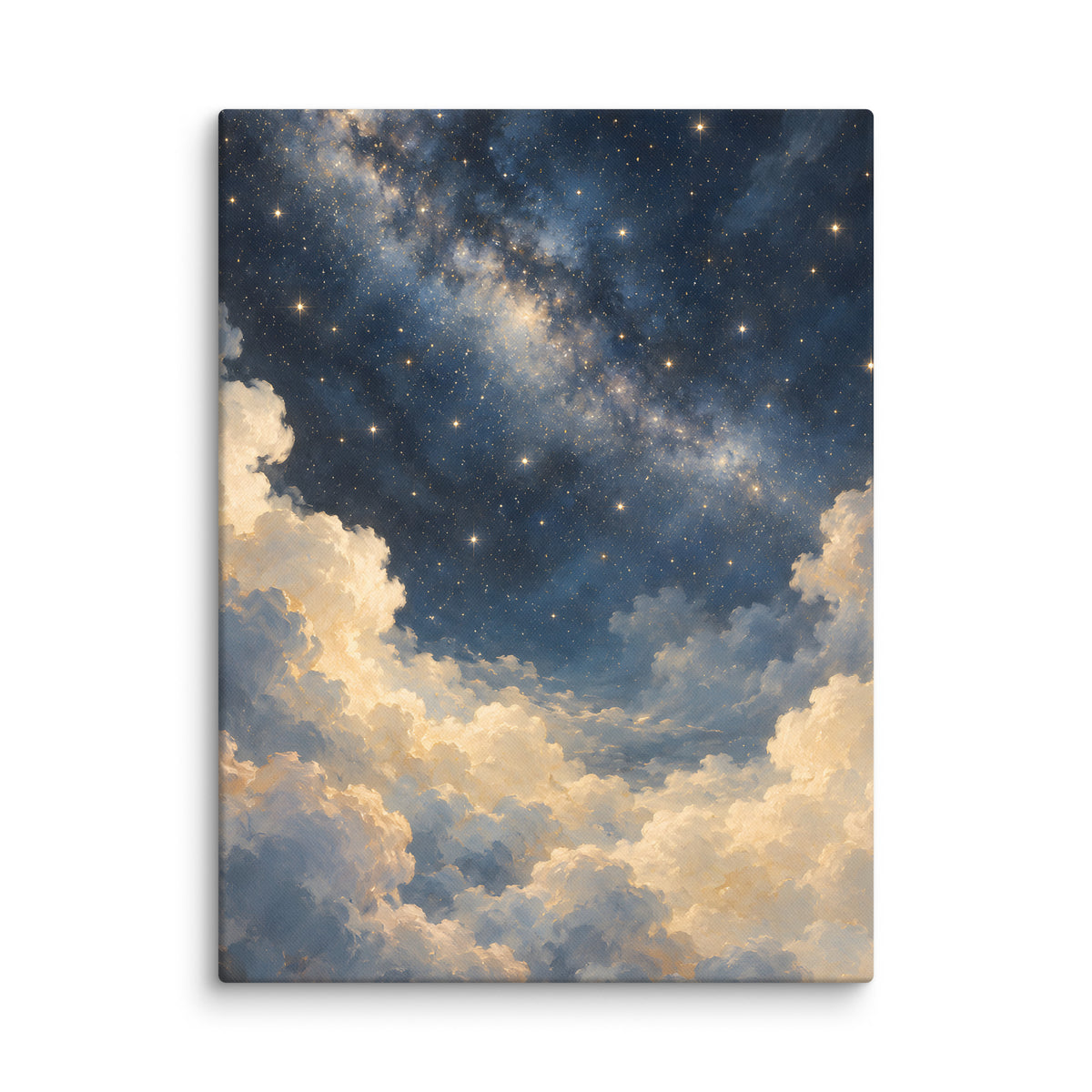 Starlight Above Soft Clouds canvas print, 18 × 24 inches, featuring stars above soft clouds