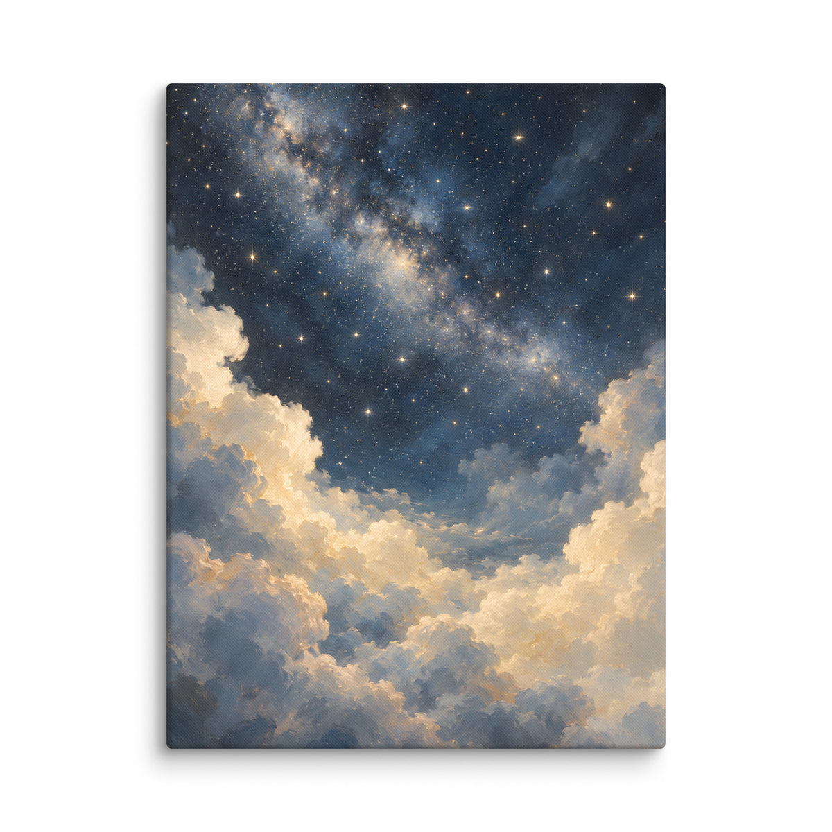 Starlight Above Soft Clouds canvas print, 24 × 32 inches, featuring stars above soft clouds